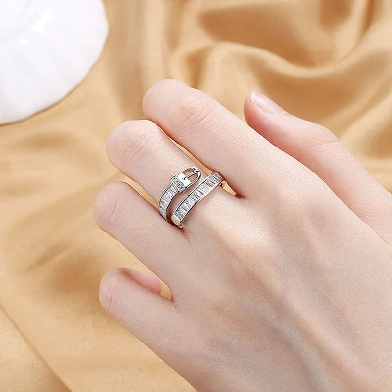 Fiona - Diamond Belt Ring