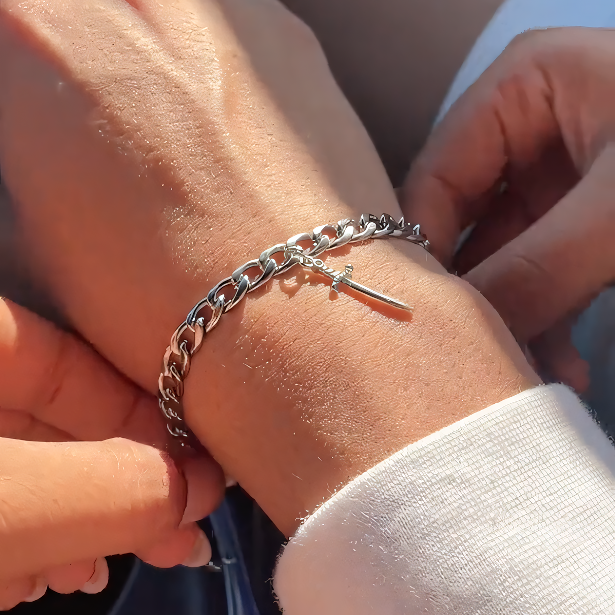 Ava - Couples Ring & Bracelet Set