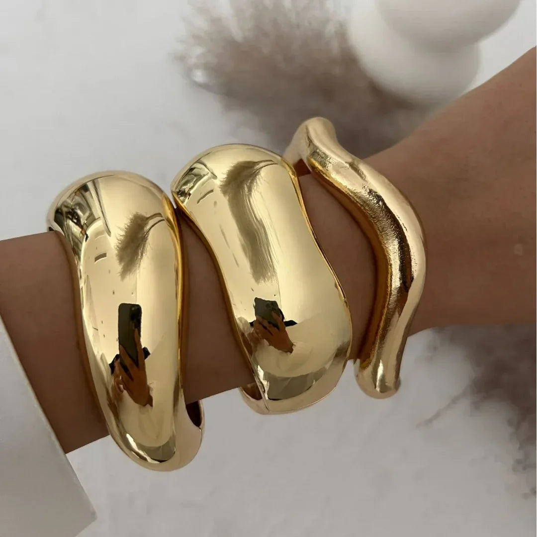 Chic Cuff Bangle Bracelets (3 Piece Set)