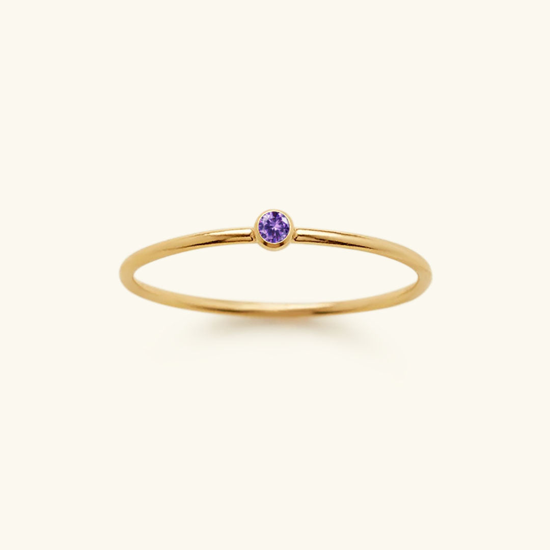 Briony - Birthstone Stacker Ring