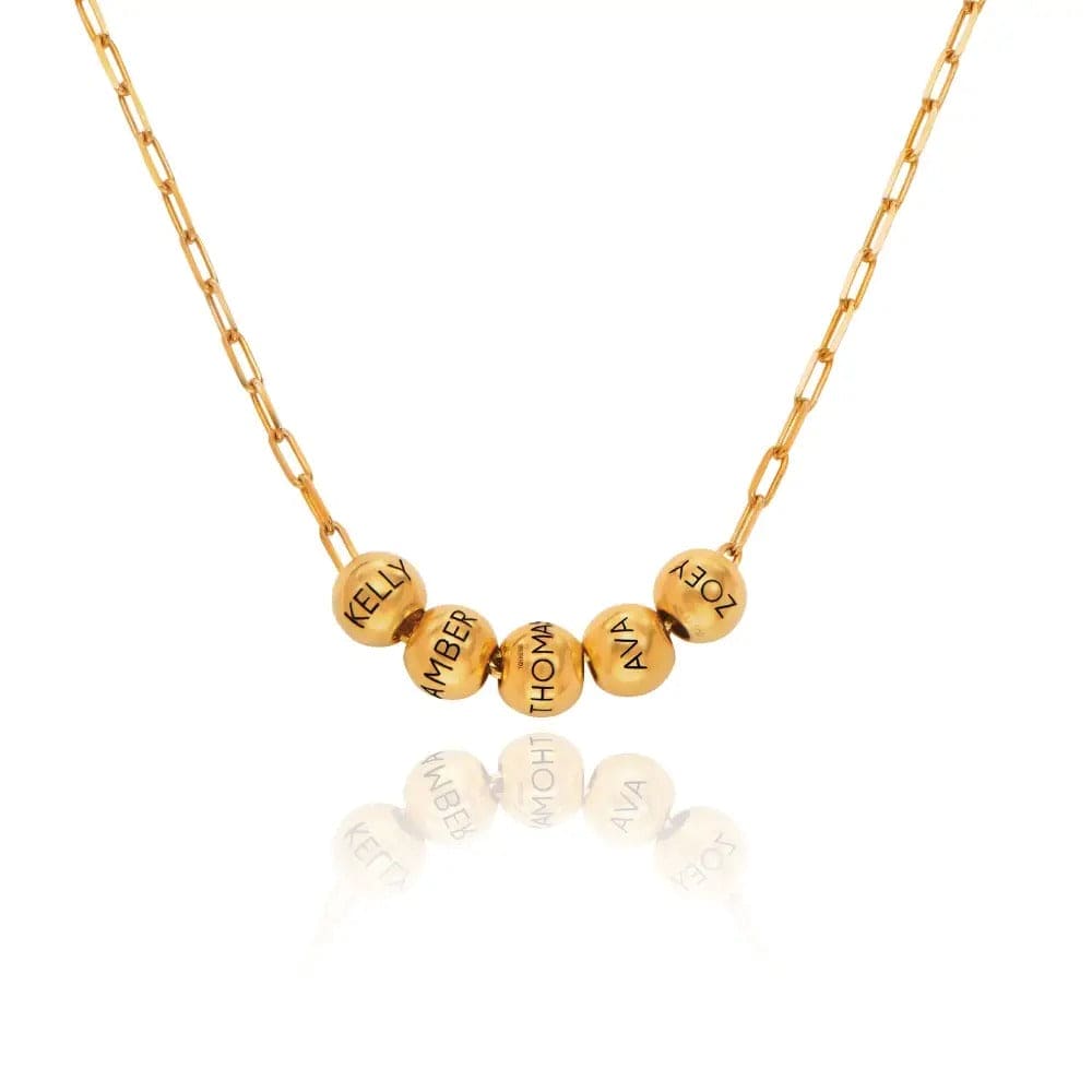 Elara – Personalised Bead Necklace