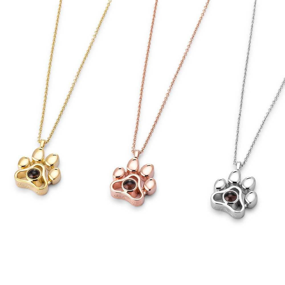 Alyra - Personalized Photo Paw Necklace