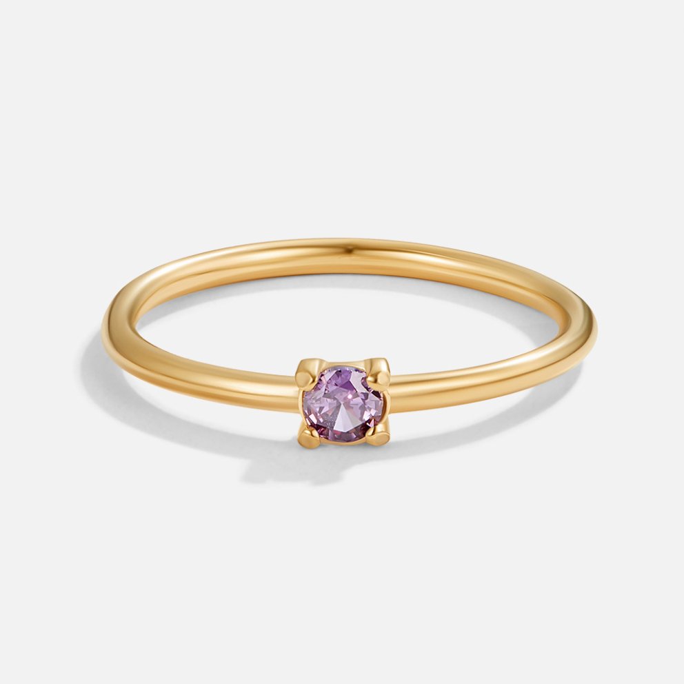 Aura - Birthstone 18K Gold Ring