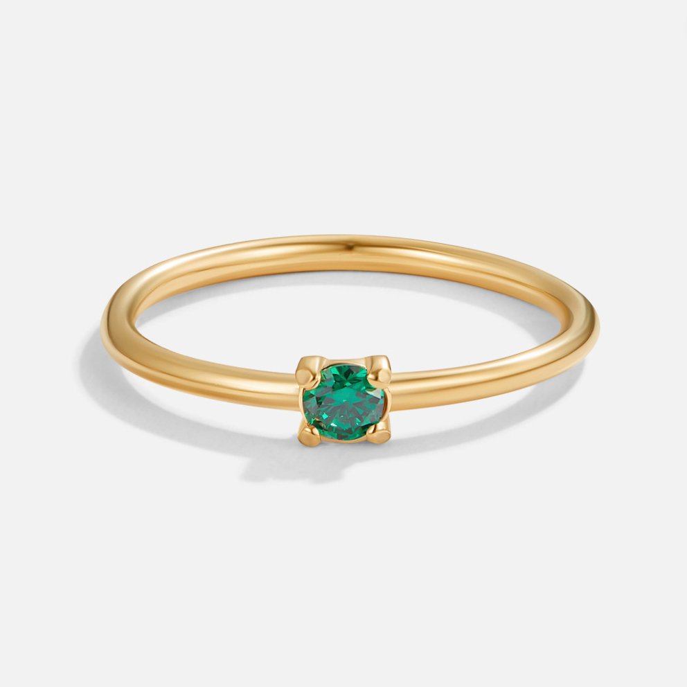 Aura - Birthstone 18K Gold Ring