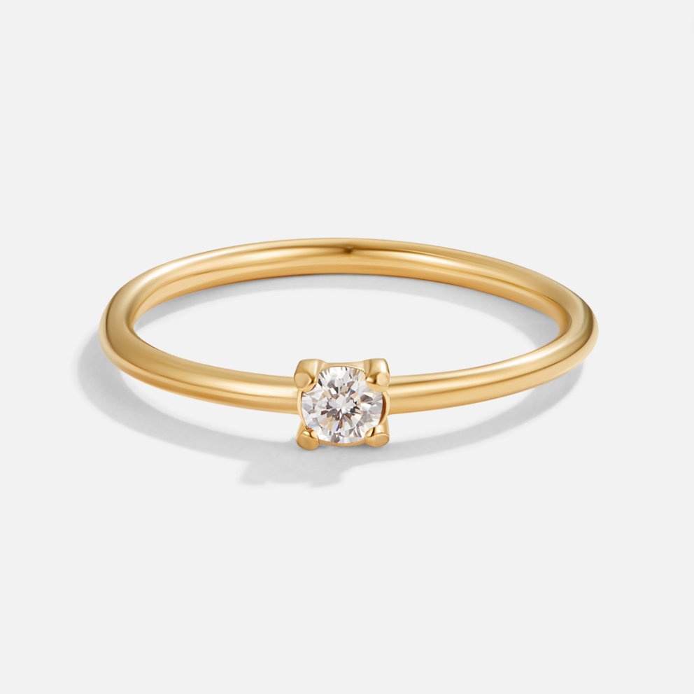 Aura - Birthstone 18K Gold Ring