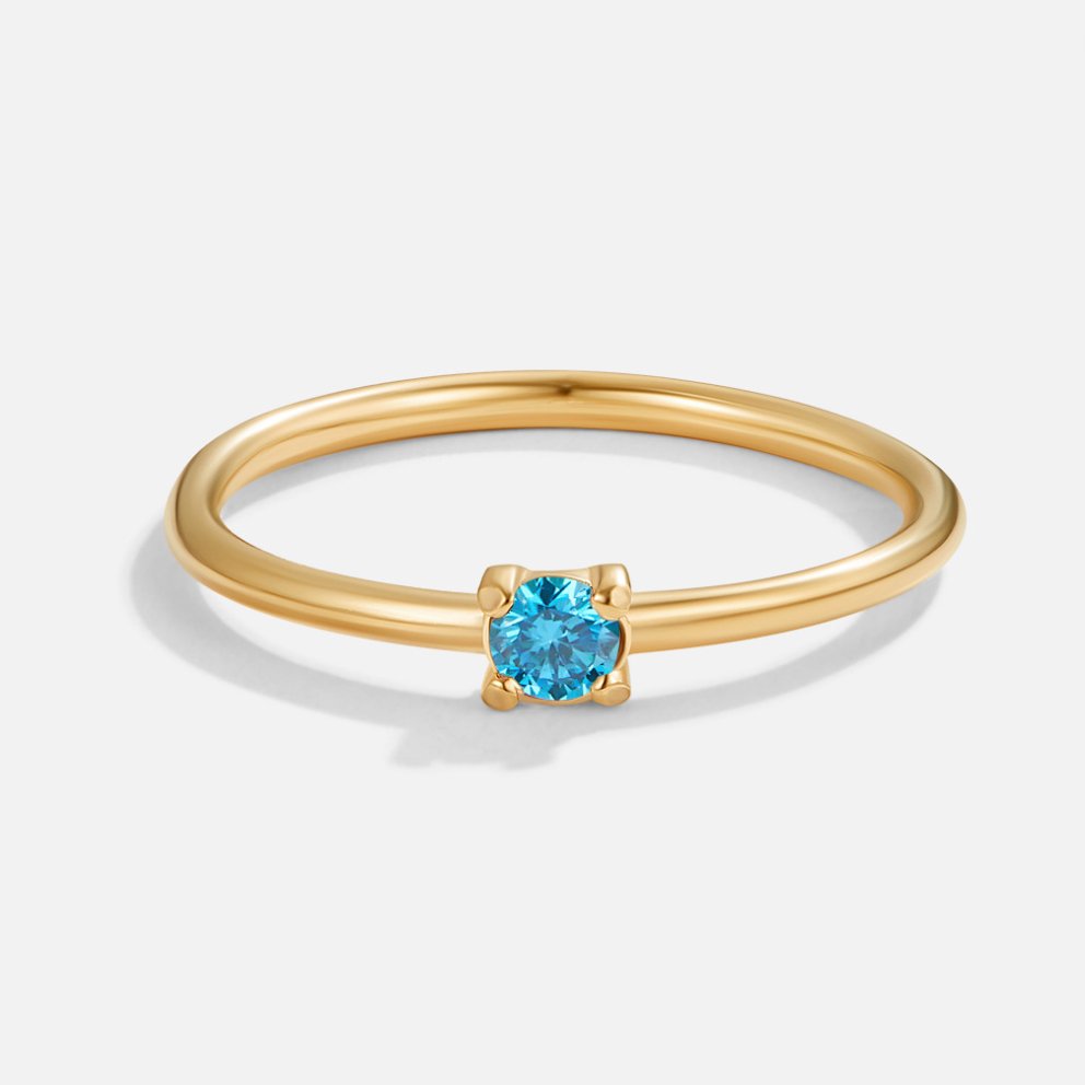 Aura - Birthstone 18K Gold Ring