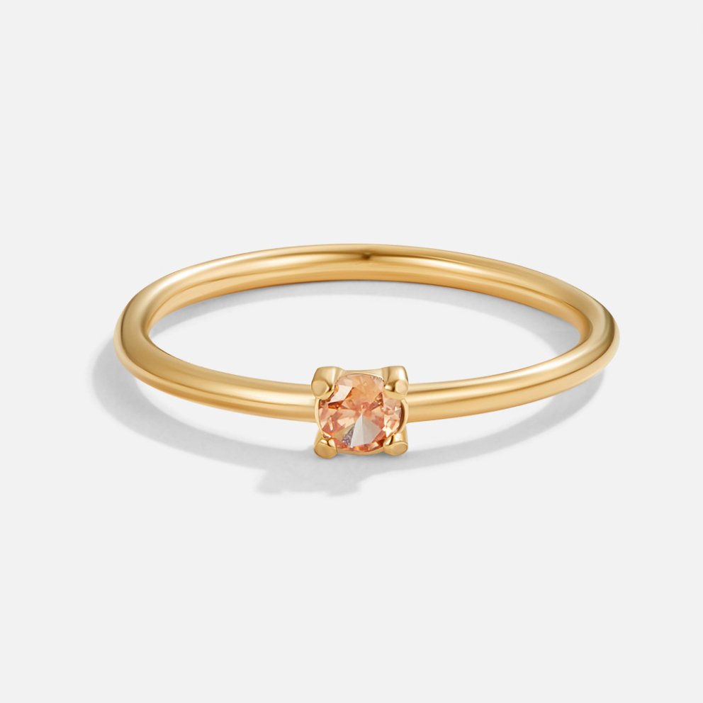 Aura - Birthstone 18K Gold Ring
