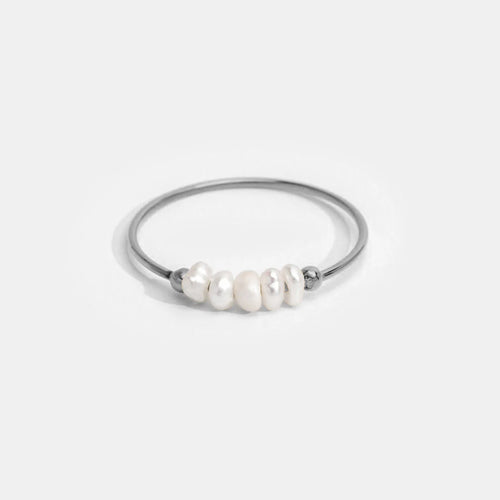 Brielle - Freshwater Pearl Silver Ring