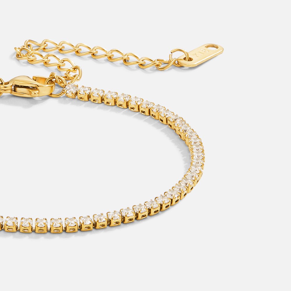 Celeste - Gold Tennis Bracelet