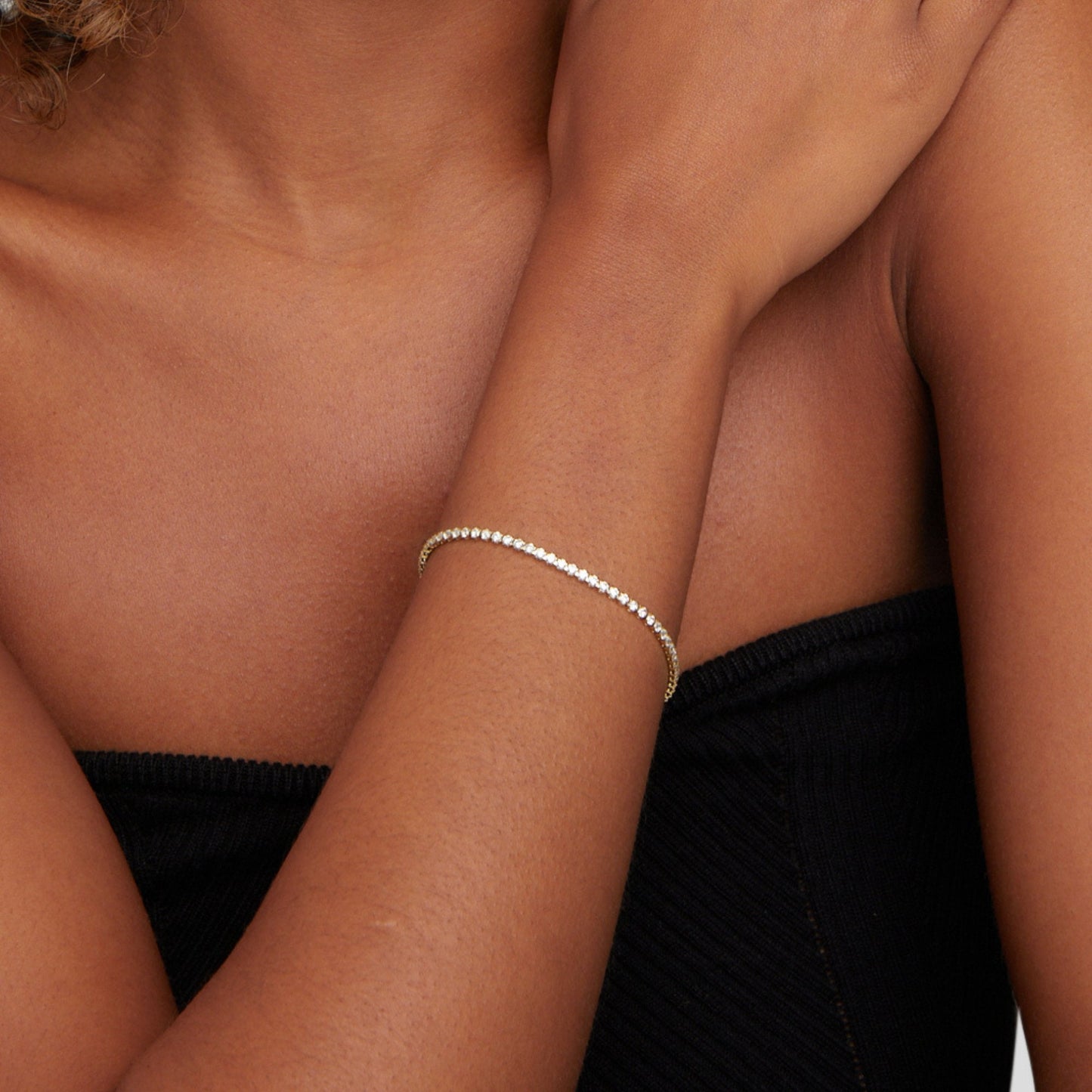 Celeste - Gold Tennis Bracelet