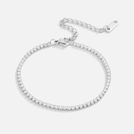 Celeste - Silver Tennis Bracelet