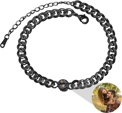 Men's Bold Cuban Projection Bracelet