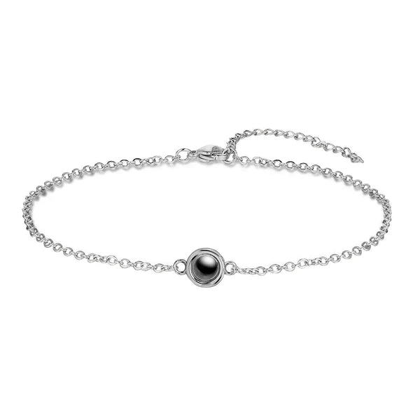 Minimalist Chain Projection Adjustable Bracelet