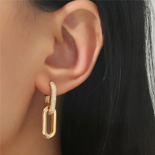 Angela - Dainty Loop Earrings