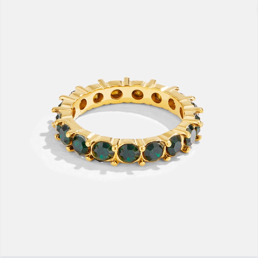 Alma - Emerald 18K Crystal Ring