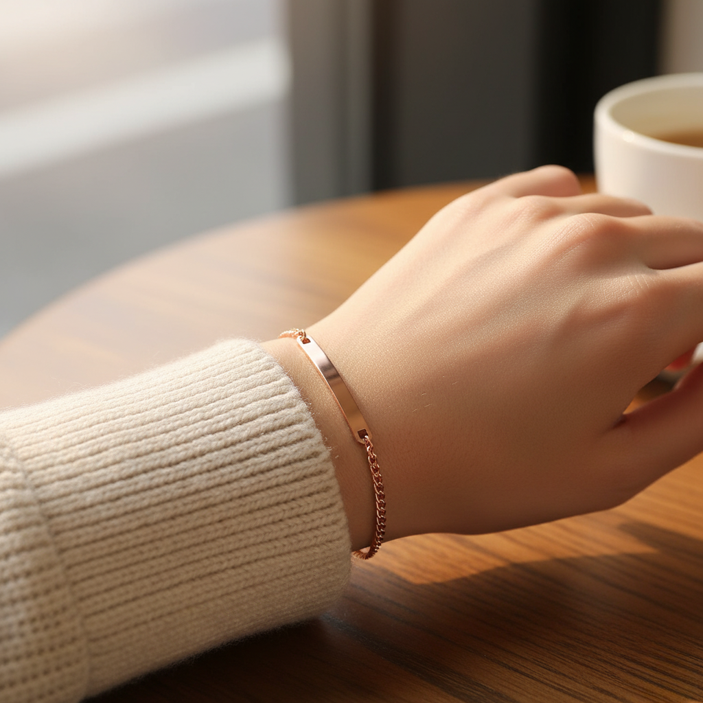 Charming Engraved Bracelet