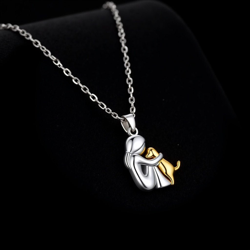 Precious Faithful Dog Pendant Necklace