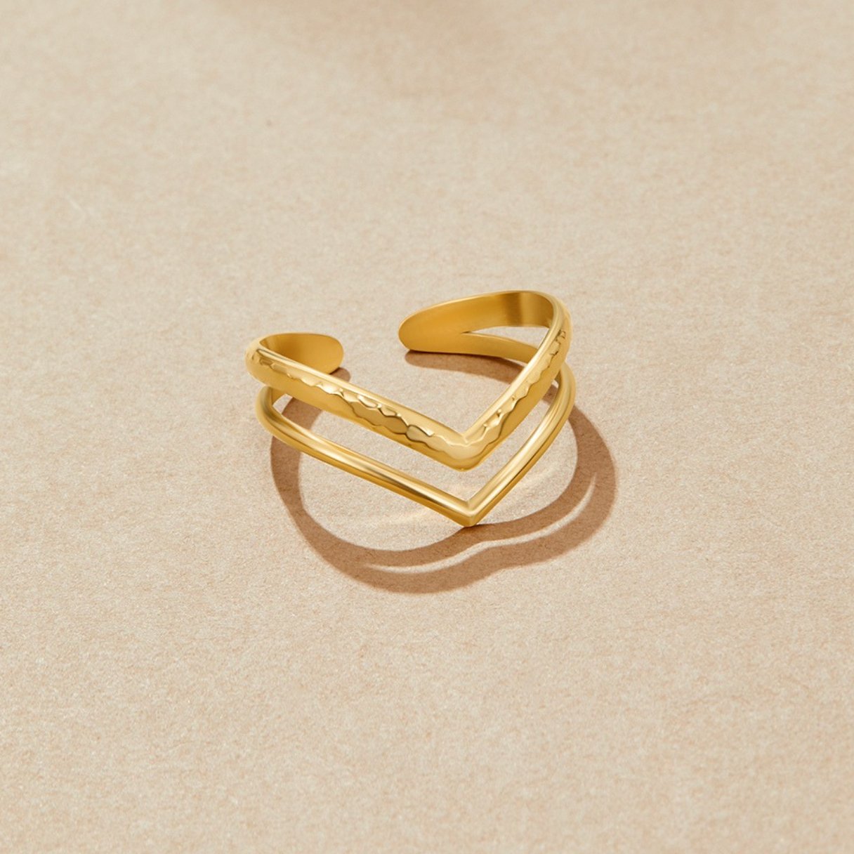 Yana - Adjustable Layered Wrap Ring