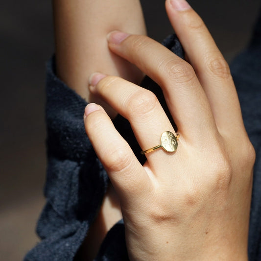 Birth Flower Ring - Custom Delicate Ring