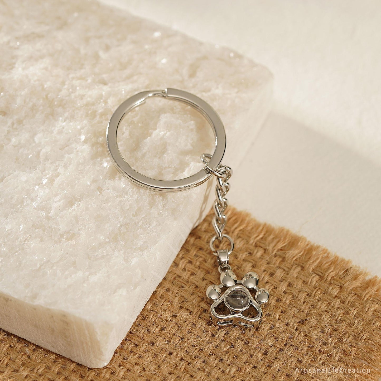 Personalized Projection Photo Keychain