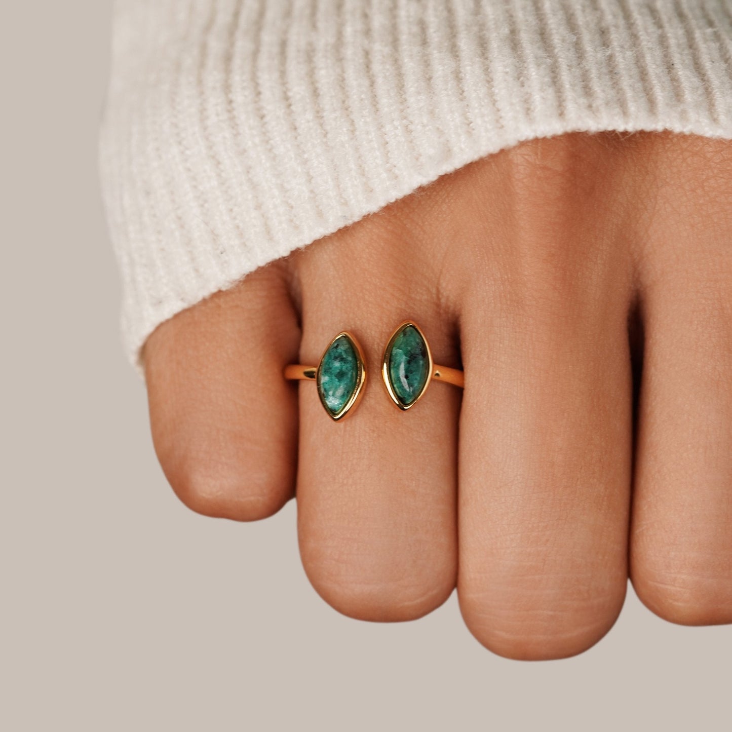 Uzma - Stone Wrap Ring