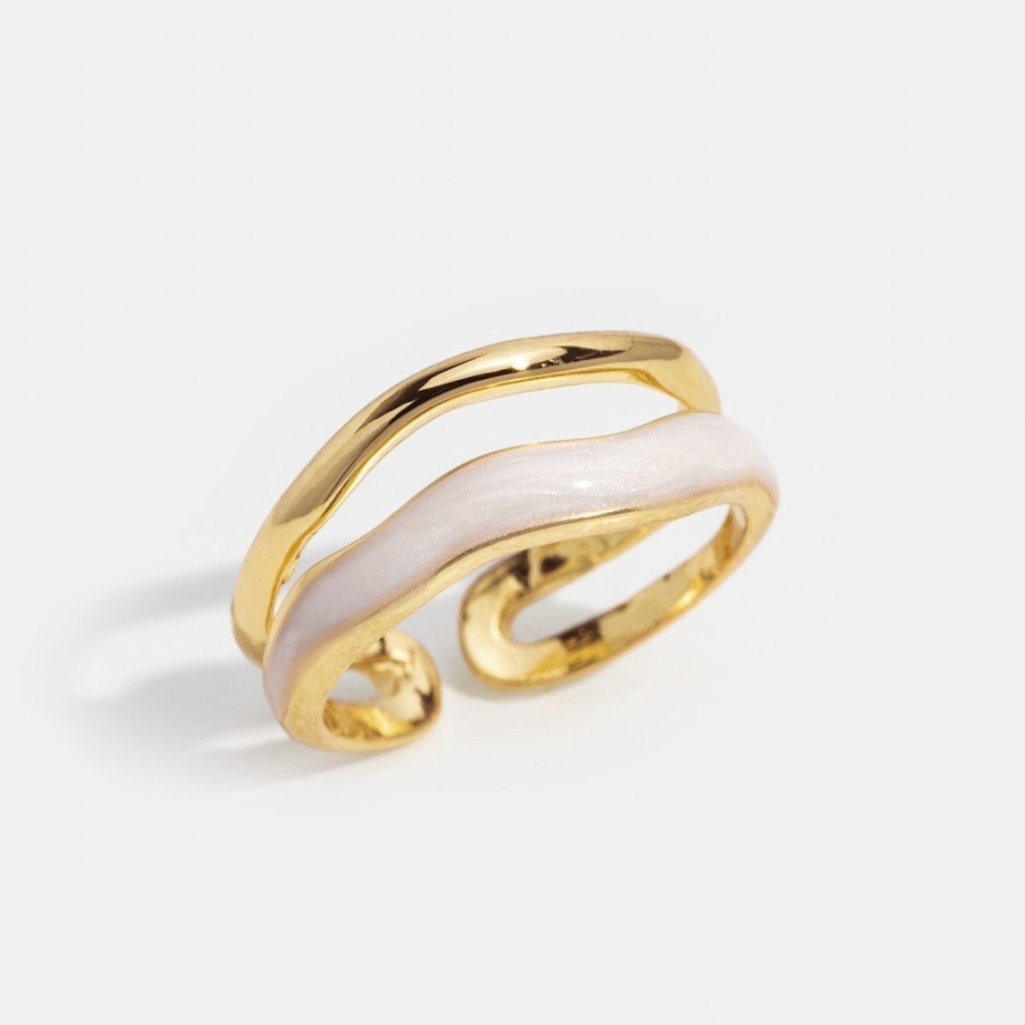 Anya - Layered Gold Ring