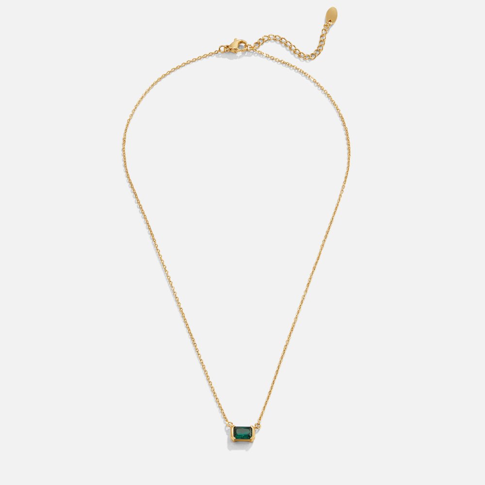 Sarai - Green Emerald Necklace