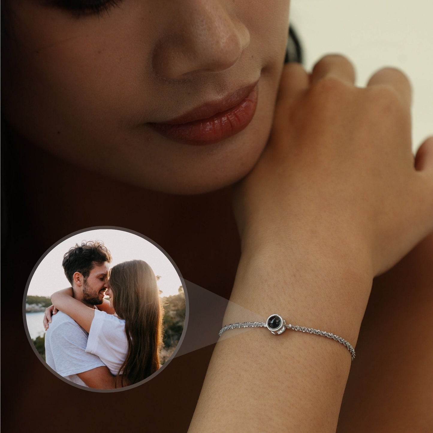 Personalized Photo Projection Bracelet