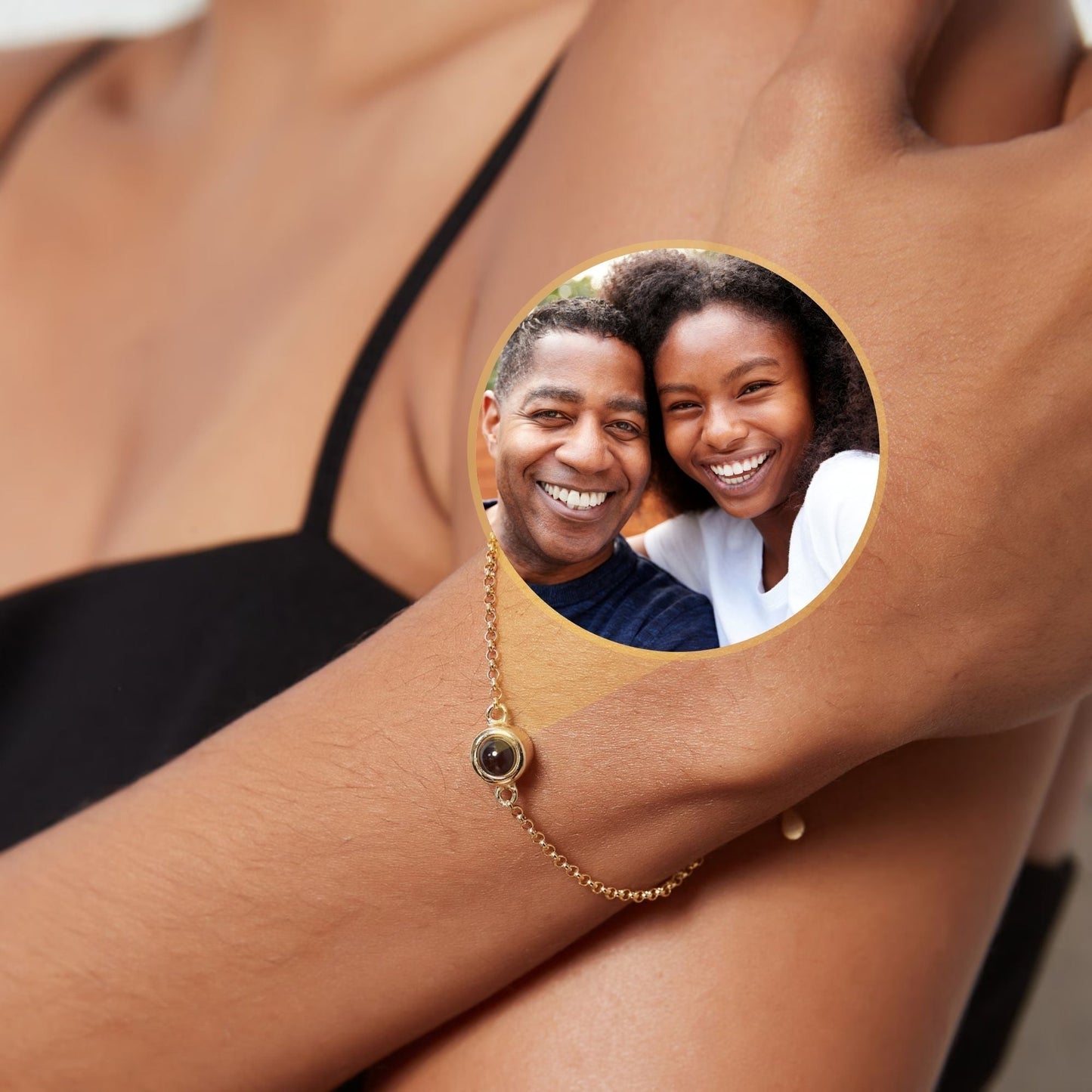 Personalized Photo Projection Bracelet