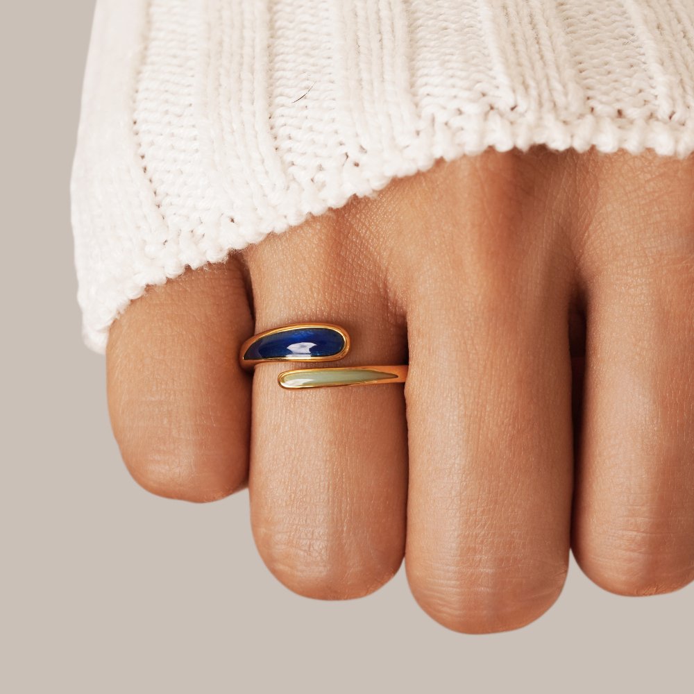 Safira - Blue Wrap Ring