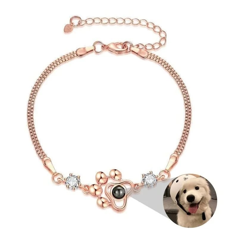 Calia - Personalised Paw Photo Bracelet