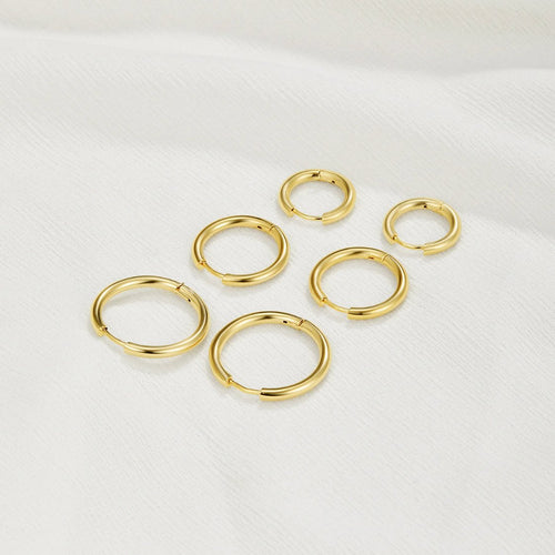 Dylan - Triple Hoop Earrings Set