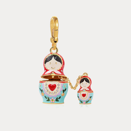 Talia - Matryoshka Locket Necklace