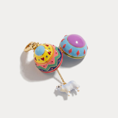 Briony - Zodiac Easter Egg Locket Necklace