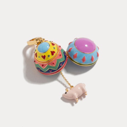Briony - Zodiac Easter Egg Locket Necklace