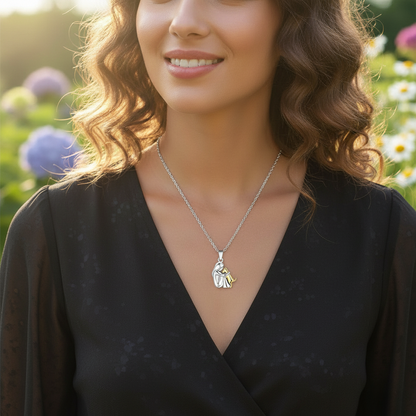 Precious Faithful Dog Pendant Necklace