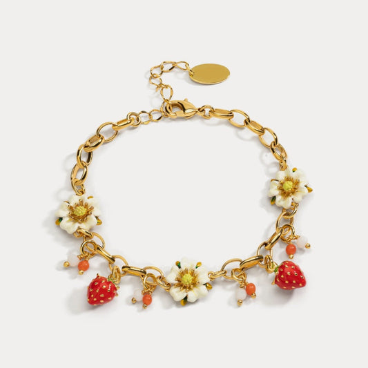 Sable - Strawberry Chain Bracelet