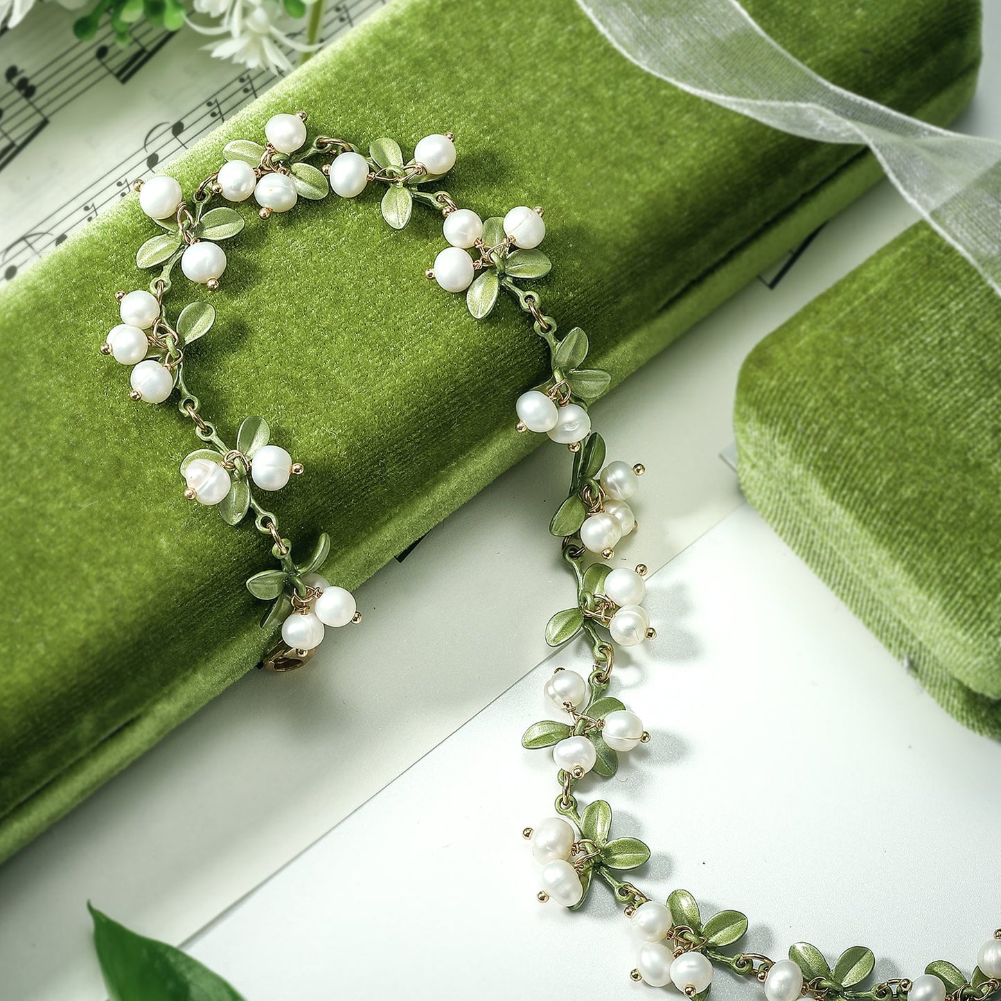 Andrea - Lily Of The Valley Necklace