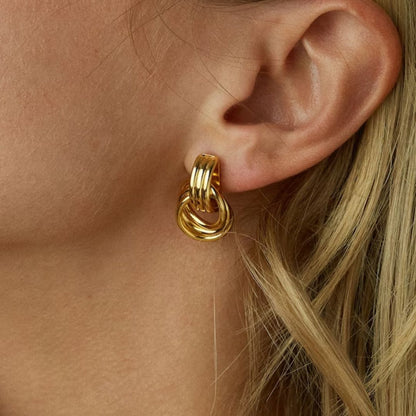 Nora - Layered Hoop Earrings