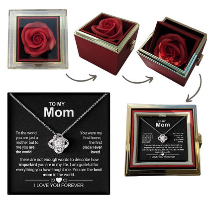 To My Mom - Forever Rose Surprise Box