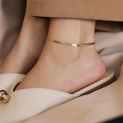 Judith - Herringbone Anklet