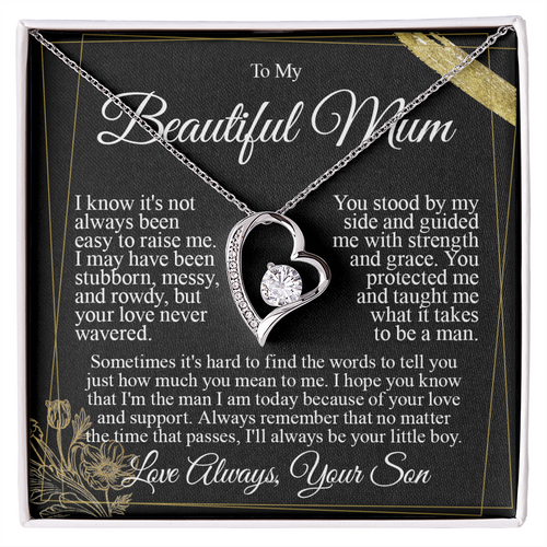 To My Mum - I Love You from Son Heart Necklace