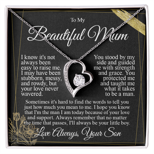 To My Mum - I Love You from Son Heart Necklace