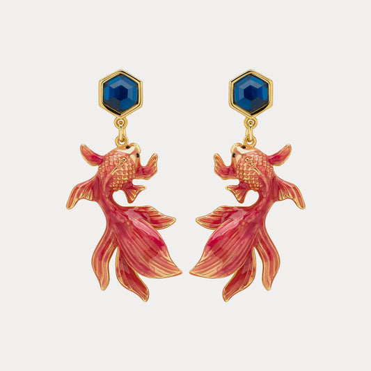 Lydia - Koi Dangle Earrings