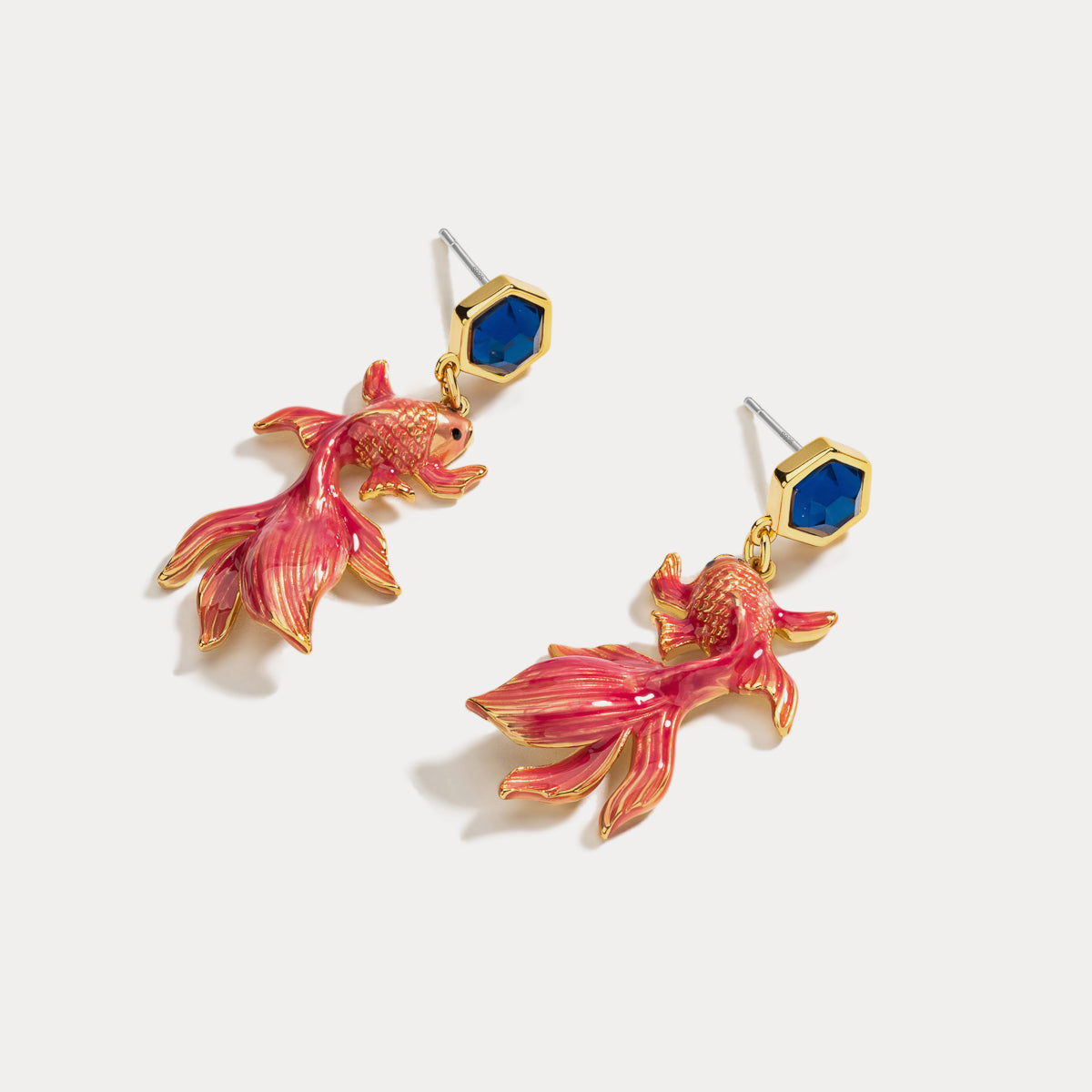 Lydia - Koi Dangle Earrings