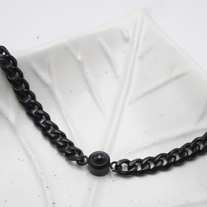 Men's Bold Cuban Projection Bracelet