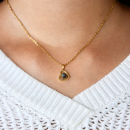 Mini Heart Projection Necklace