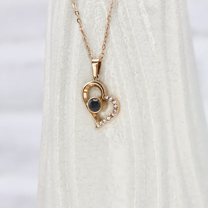 Heart Projection Necklace