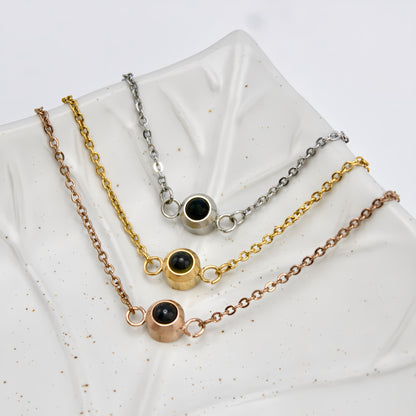 Minimalist Chain Projection Adjustable Bracelet