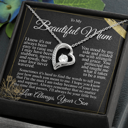 To My Mum - I Love You from Son Heart Necklace